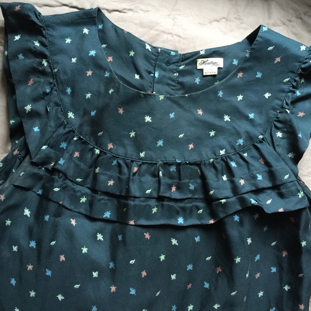 Heritage 1981 silk cap sleeve dress